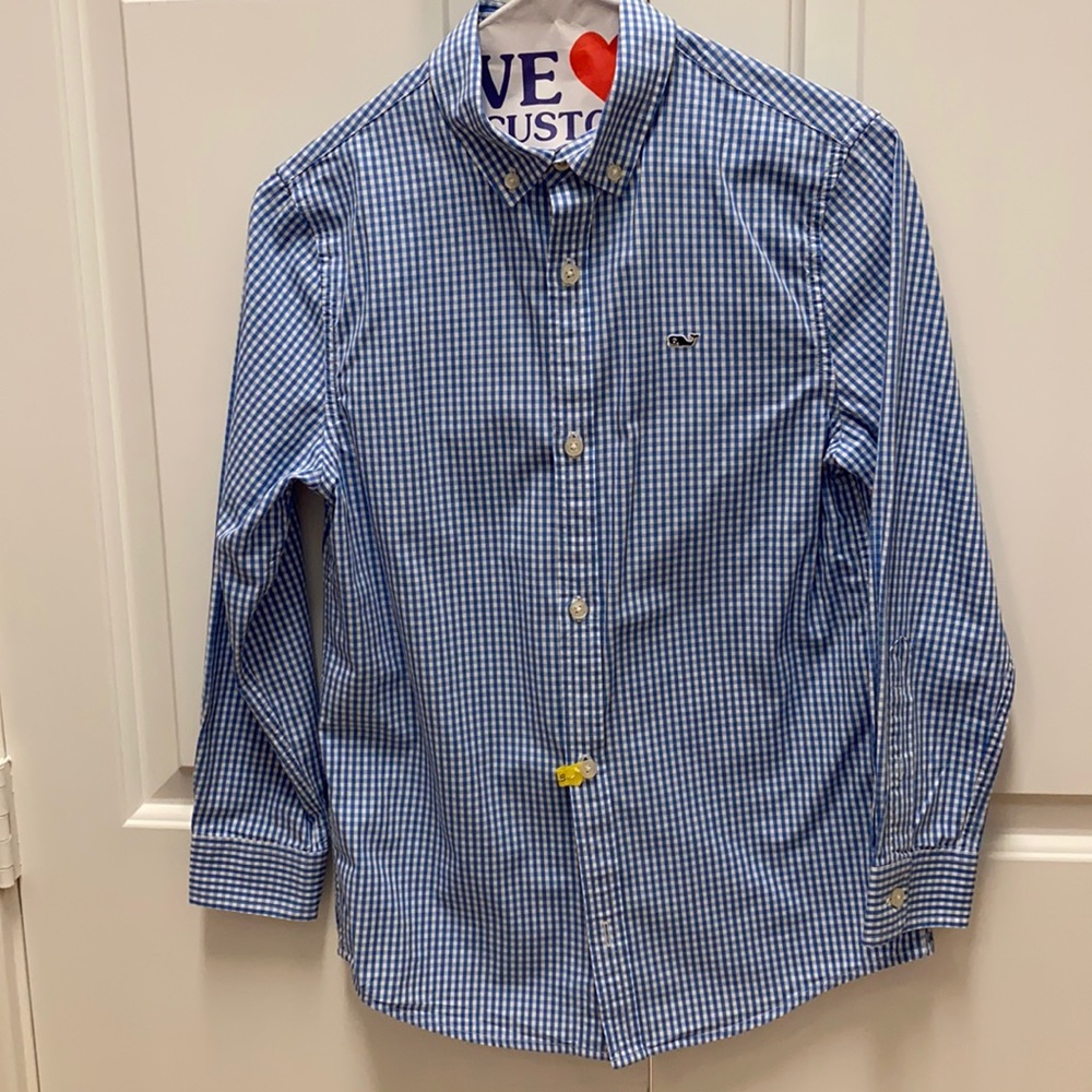 Boys Size S (8-10) Vineyard Vines Whale Shirt